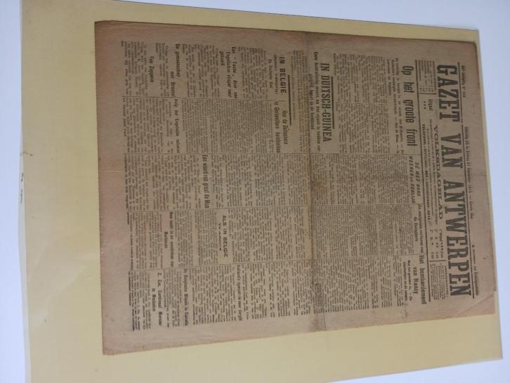 Kranten 1914-1918, Boeken, Oorlog en Militair, Ophalen