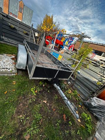 Aanhangwagen 750kg dubbel as nieuw staat beschikbaar voor biedingen