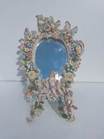 SITZENDORF Duitse porseleinen spiegel  Eind 19e eeuw, Antiek en Kunst, Antiek | Porselein, Ophalen of Verzenden