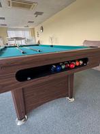 Pooltafel in zeer goede staat maat  220x122x80cm, Sport en Fitness, Biljarten en Poolen, Ophalen, Pooltafel, Support@pooltafel.be