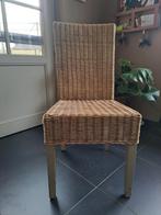 6 rieten stoelen, Huis en Inrichting, Stoelen, Ophalen, Gebruikt