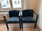 Leolux design stoelen | set van 2, Ophalen, Gebruikt, Zwart, Stof