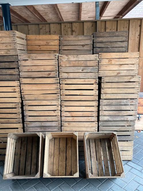Partij fruitkisten ,veilingkisten, 50 stuks  5,50 per stuk, Huis en Inrichting, Woonaccessoires | Kisten, Gebruikt, Ophalen