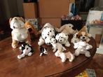 Lot de 12 peluches "chien", Enlèvement, Comme neuf, Chien