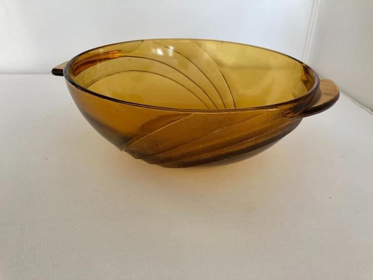 Art Deco  Schaal Augustus Walther & söhne AG Dresden, Antiek en Kunst, Antiek | Glaswerk en Kristal, Ophalen of Verzenden