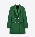 Groene blazer-jurk ZARA xs/s maat, Kleding | Dames, Jasjes, Kostuums en Pakken, Zara, Ophalen of Verzenden, Zo goed als nieuw