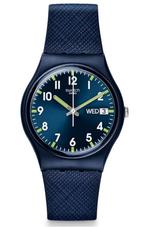 Swatch Originals Gent Sir Blue horloge - blauw, Kunststof, Gebruikt, Polshorloge, Swatch