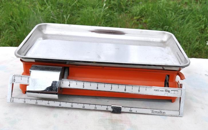 balance de ménage mécanique Terraillon vintage, Antiquités & Art, Antiquités | Ustensiles de cuisine, Enlèvement ou Envoi