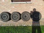 Set Velgen + winterbanden Renault Megane 3 (05/2009):, Auto-onderdelen, Ophalen, Gebruikt, 15 inch, Winterbanden