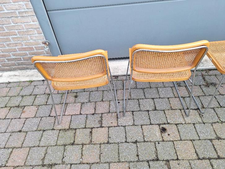 4 oude stoelen, Antiquités & Art, Antiquités | Meubles | Chaises & Canapés, Enlèvement