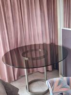 Table de salle à manger vintage, Maison & Meubles, Tables | Tables à manger, Enlèvement, Comme neuf, Verre