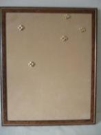 2 Magneetborden 54x44cm en 44x34cm met magneten (goud), Ophalen of Verzenden, Zo goed als nieuw