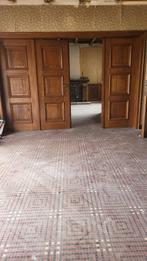 Portes entièrement en chêne en 4 parties, Bricolage & Construction, Fenêtres & Moustiquaires, Porte pliante, Enlèvement, 120 cm ou plus