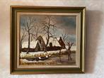 DeSmet Omer. Winterlandschap., Antiek en Kunst, Kunst | Schilderijen | Klassiek, Ophalen
