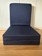 Logeermatras opvouwbaar donkerblauw, Huis en Inrichting, Ophalen, Zo goed als nieuw