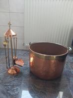 Koperen ketel met bijhorende kachelset, Ophalen, Koper