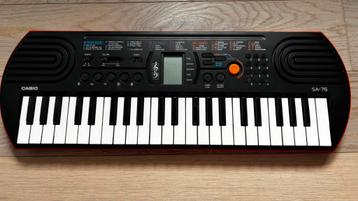 Kinderen Keyboard – Geschikt voor Beginners – Casio SA-76 beschikbaar voor biedingen