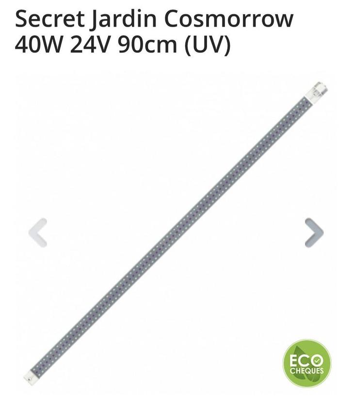 Secret Jardin Cosmorrow  40W 24V 90cm (UV), Hobby & Loisirs créatifs, Composants électroniques, Enlèvement