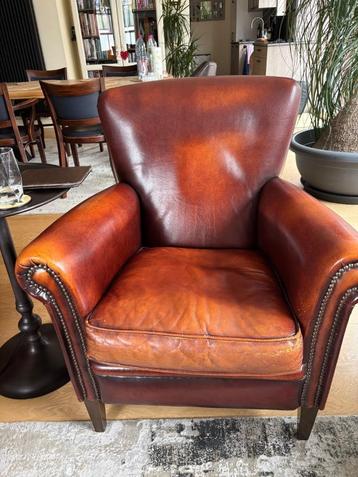 Schaapslederen fauteuil beschikbaar voor biedingen