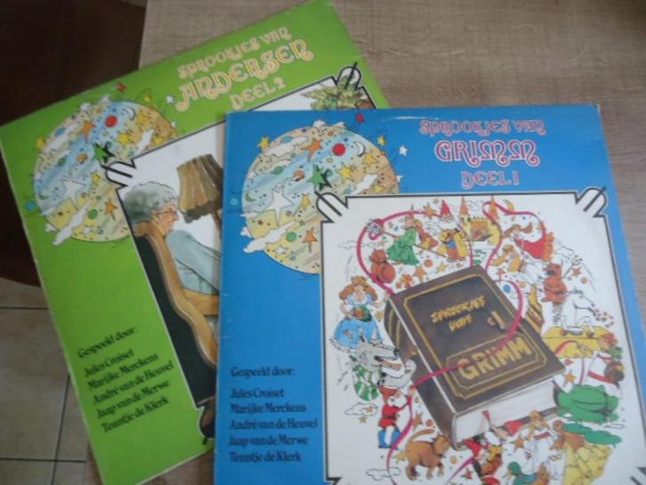 vinylplaten kinderen, Cd's en Dvd's, Vinyl | Kinderen en Jeugd, Gebruikt, Verhaal of Sprookje, Verzenden