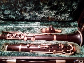 Zeer oude Thibouville Martin klarinet genaamd "elder".