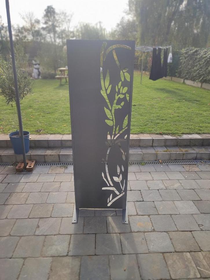 Metalen windscherm voor de tuin of Terras, Caravans en Kamperen, Windschermen, Nieuw, Ophalen
