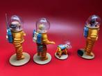 Kuifje-helmen, figuren „Moon”, collectic. Hachette/Millsart, Verzenden, Zo goed als nieuw