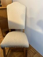Set van 6 beige eetkamerstoelen, Huis en Inrichting, Stoelen, Ophalen, Overige materialen, Overige kleuren, Zo goed als nieuw