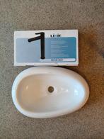 NIEUWE Wasbak met zwarte mengkraan, Enlèvement, Comme neuf