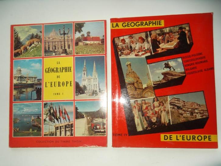 La géographie de l'Europe I+IV, Boeken, Prentenboeken en Plaatjesalbums, Ophalen of Verzenden