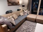 Lederen hoeksalon in perfecte goed verzorgde staat., Huis en Inrichting, Ophalen, Zo goed als nieuw, Leer, Hedendaags