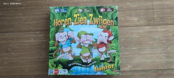 Spelletje: Horen Zien Zwijgen, Verzamelen, Beelden en Beeldjes, Gebruikt, Fantasy, Ophalen