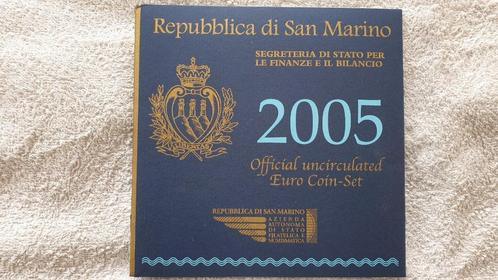 San Marino FDC set 2005, Postzegels en Munten, Munten | Europa | Euromunten, Setje, Overige waardes, San Marino, Ophalen of Verzenden