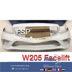W205 Facelift Voorbumper wit Mercedes C Klasse 2019 2020 bum, Auto-onderdelen, Gebruikt, -, Voor, Ophalen of Verzenden
