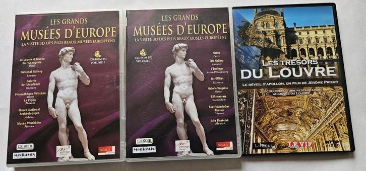 Museum van Europa 3 dvd's, Cd's en Dvd's, Dvd's | Documentaire en Educatief, Zo goed als nieuw, Kunst of Cultuur, Ophalen