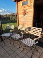 3 chaises de jardin, Jardin & Terrasse, Enlèvement, Utilisé, Bois, Pliant