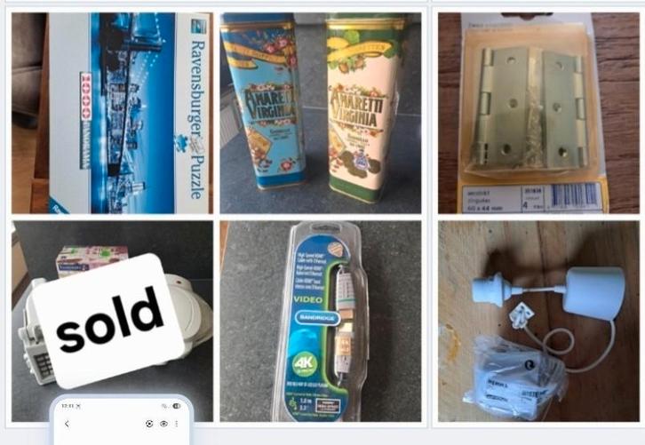 Liefst alles in 1x weg, Diversen, Rommelmarktspullen, Ophalen