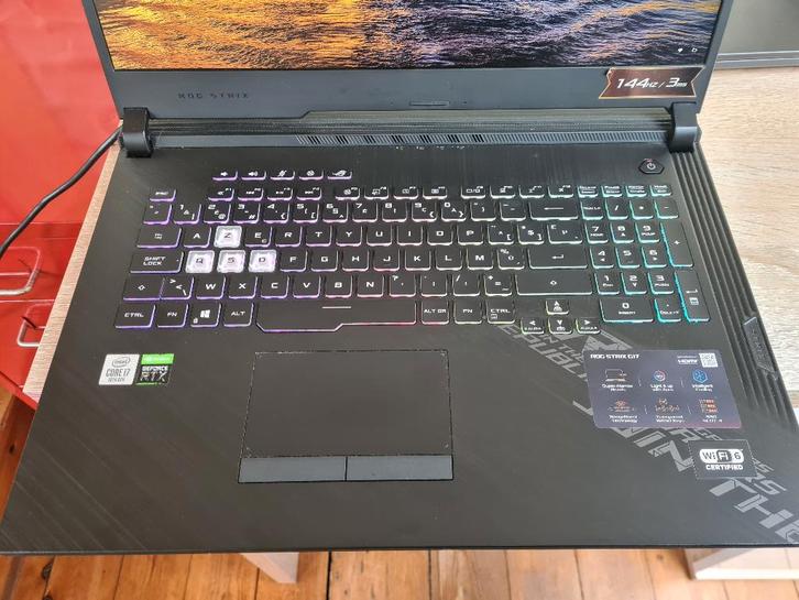 PC gamer Laptop ASUS ROG strix, Computers en Software, Windows Laptops, Gebruikt, 17 inch of meer, SSD, 4 Ghz of meer, 16 GB, Azerty