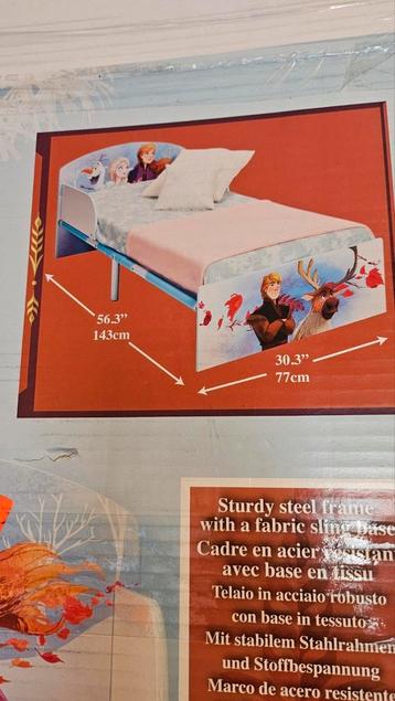 Frozen kinderbed 140x70, Kinderen en Baby's, Kinderkamer | Bedden, Ophalen, Zo goed als nieuw