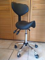 Bureaustoel / zadelkruk ergonomisch., Maison & Meubles, Chaises de bureau, Comme neuf, Noir, Chaise de bureau, Ergonomique