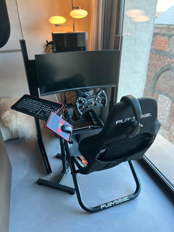 Sim racing complete setup, Computers en Software, Joysticks, Zo goed als nieuw, Ophalen