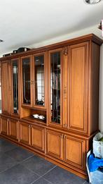 Kast in kerselaar met loodglas, Ophalen, Gebruikt, 200 cm of meer, Klassiek