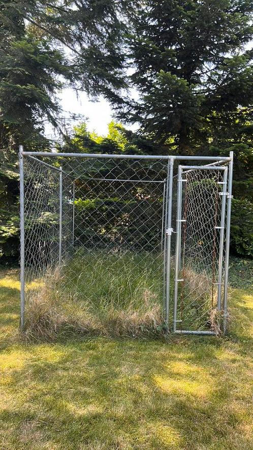 Hondenren van staal gratis, Dieren en Toebehoren, Hondenhokken, Gebruikt, Hondenkennel, 100 cm of meer, 110 cm of meer, Ophalen