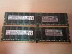 2x 16GB 2Rx4 PC4-2133P DDR4-2133 HP, Computers en Software, RAM geheugen, Ophalen of Verzenden, Zo goed als nieuw, DDR4, Server