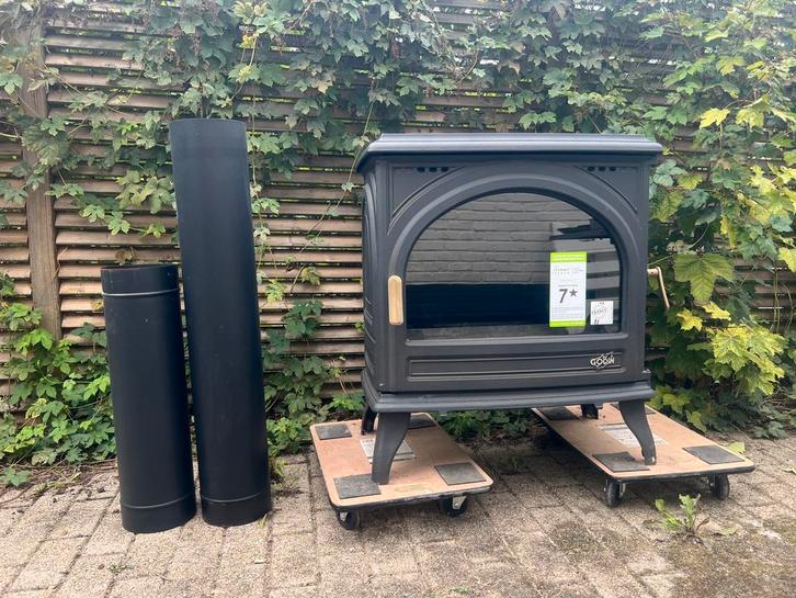 Poêle a bois Godin (Carvin) (trés bon etat), Huis en Inrichting, Kachels, Zo goed als nieuw, Vrijstaand, Houtkachel, Hout, Ophalen