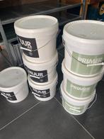 Paint Factory verf wit Muur Mat (40l) en Primer (29l), Doe-het-zelf en Bouw, Ophalen, Nieuw, Wit, Verf