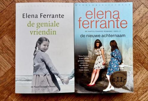 2 boeken Elena Ferrante, Livres, Romans, Utilisé, Enlèvement ou Envoi