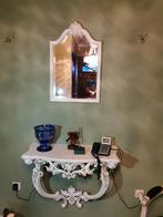 Barok stijl set console,spiegel en 2 appliques, Antiek en Kunst, Antiek | Spiegels, Ophalen of Verzenden
