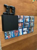 PlayStation 4 1TB 2 manettes +11 jeux, Met 2 controllers, Gebruikt, 1 TB, Met games