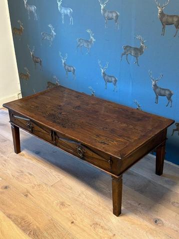 Antieke eiken salontafel, Antiek en Kunst, Ophalen of Verzenden